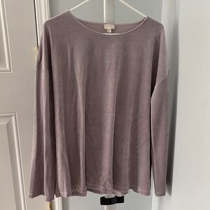 Hanro Lilac Long Sleeve Top